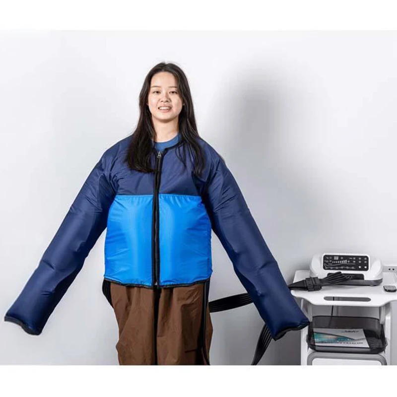 Lymfa-alueen hieronta Uusi yleistynyt ylärajan pressoterapia-puristuspuku