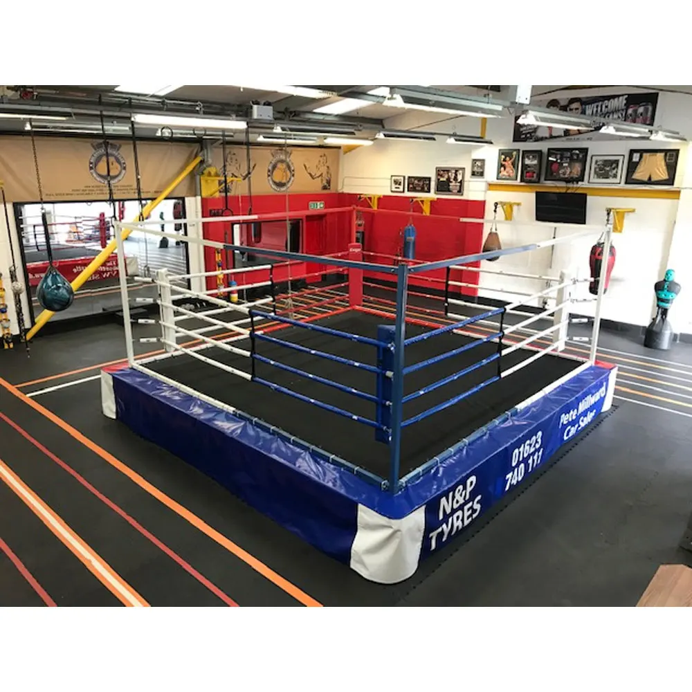 Custom Logo Boxing Ring Used for Boxing MMA Muay Thai Martial Arts