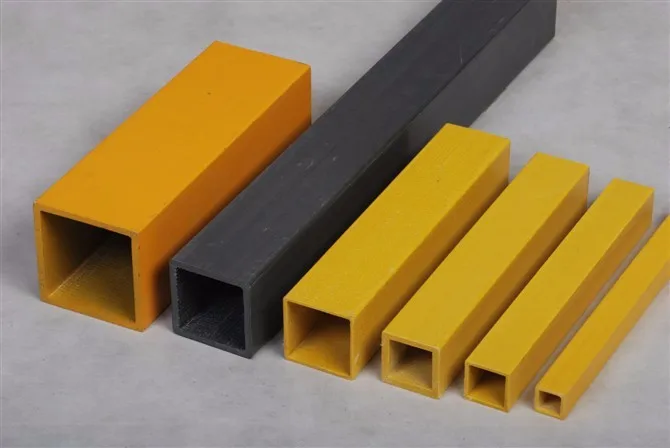 FRP Profile New Composite square Tube Glass Fiber Excellent Electrical Insulation Side Management