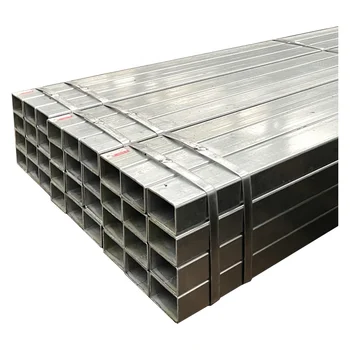 HDG GI square steel tube construction hot dipped galvanized welded square hollow sections