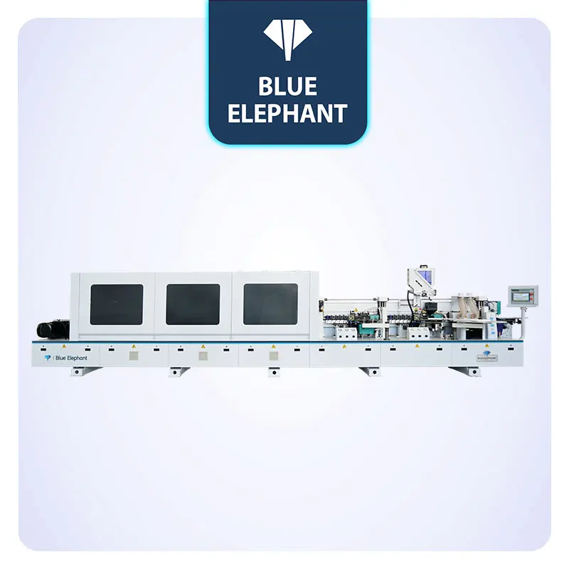 Automatic Avoidance Edge Banding 45 Degree Edge Bander Machine Lower Glue Pot Uses PUR Glue with Precise Glue Supply