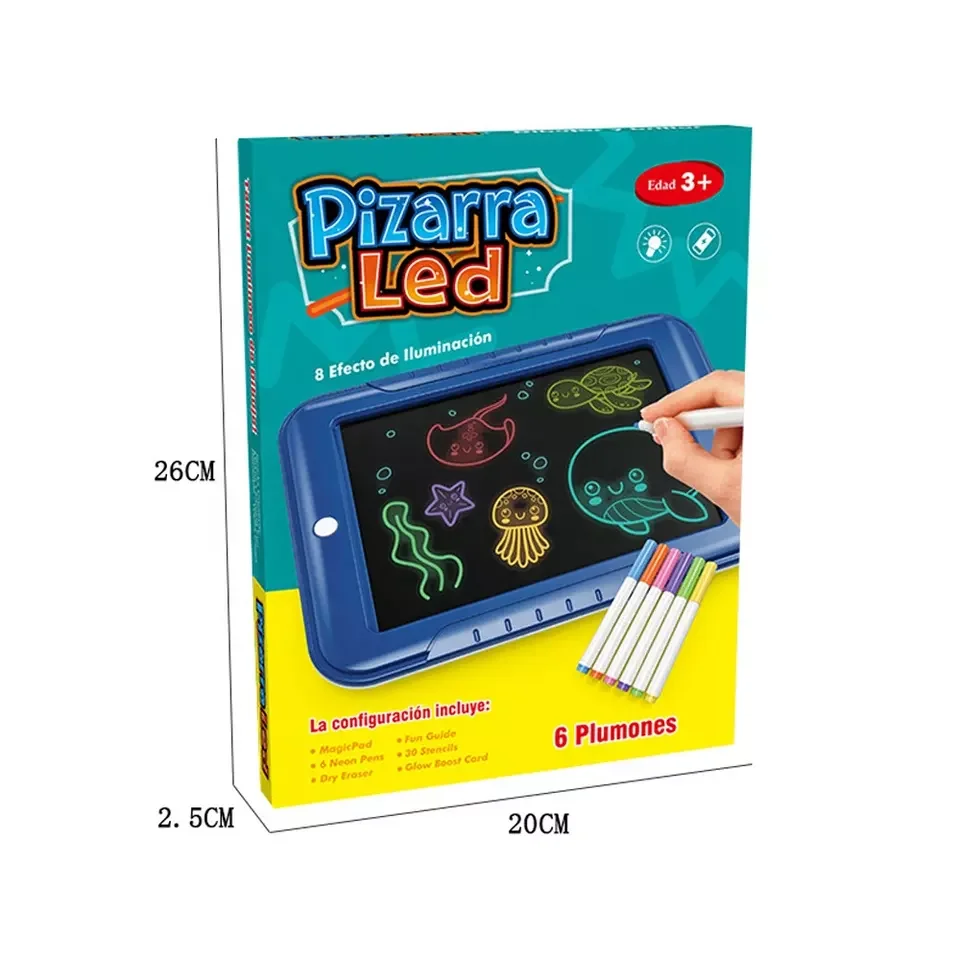Wholesale Plastic Writing Drawing Board Magic Pad Luminous Drawing