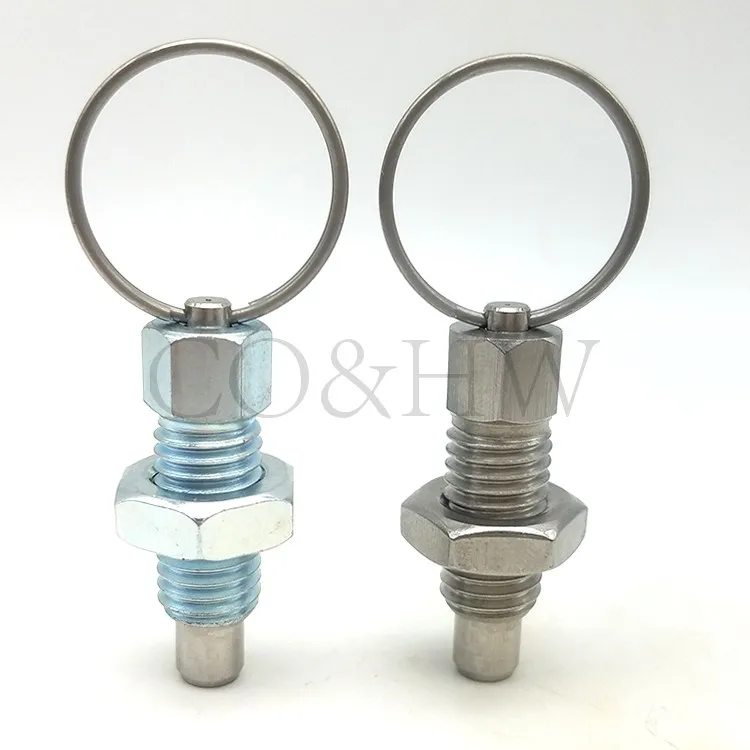 Exclusive Offer ZPBUL ZPBSS S45C SUS303 Pull Ring Type Knob Plunger With Lock Nut