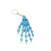 Blue Silver - Skull Hand Keychain