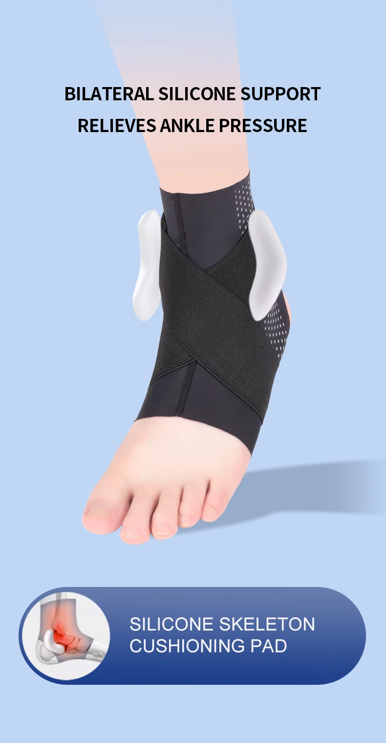Foot Ankle Support Breathable Ankle Strap Brace Adjustable Ankle Wrap
