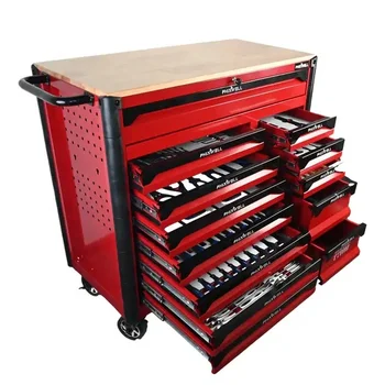 10 tray Rolling Tool chest Professional Auto Repair Heavy Duty Steel Tool Cabinet 13 Drawer tool trolley cart chest sets