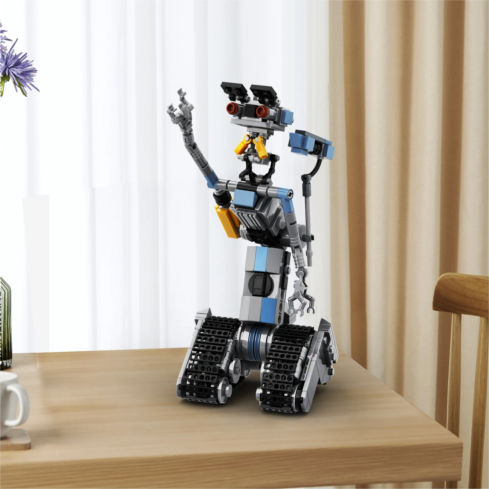 Johnny 5 Robot Building Block Setshort Open Circuit Johnny Five Robot ...