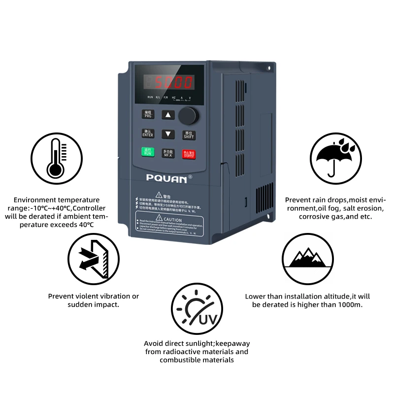Single Phase 220V VFD AC Drive Built-in MPPT Controller Solar Pump Inverter for Compressor for Agricultural Irrigation Systems manufacture