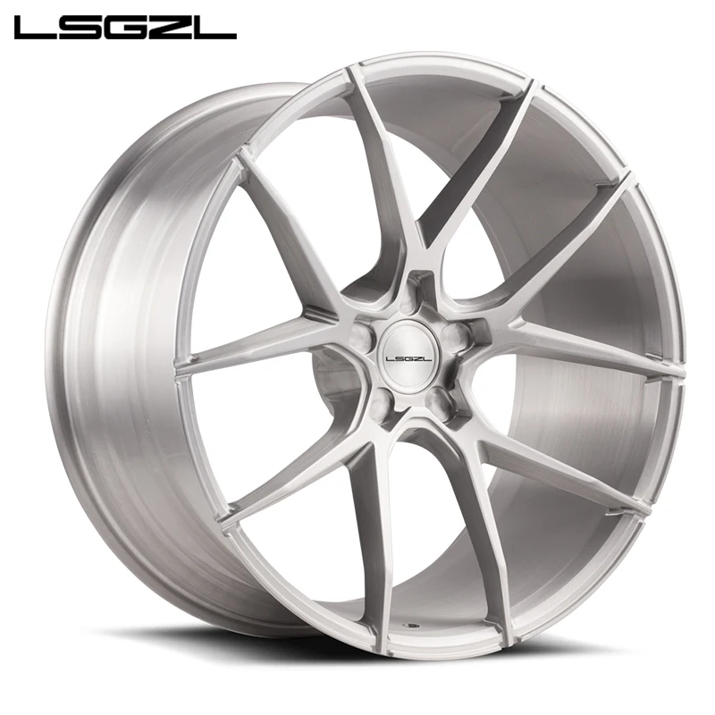 Forged Chrome Concave Brush Deep Dish Sport Car Wheels 19-22 Inch Alloy Rims For Audi Luxury