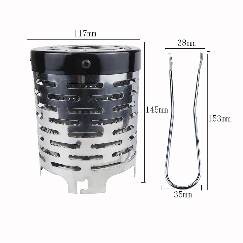 Camping Stove Wood Burning Stove Cooking Firewood Burner Outdoor Stainless Steel Camping Hiking Travel Tools