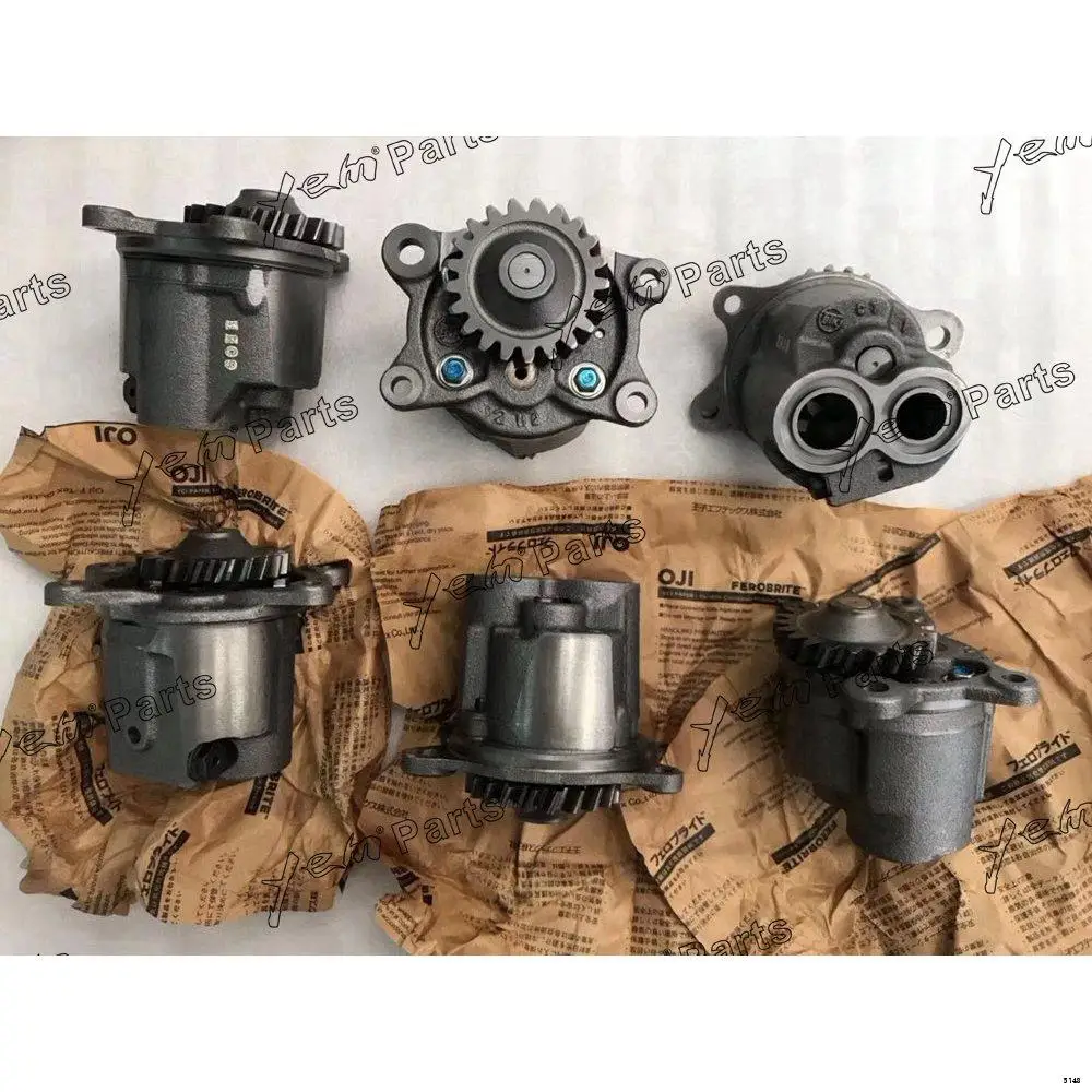 High-Performance Oil Pump 6251-51-1001 For Komatsu 6D125 Diesel Engine Machinery Engine Parts
