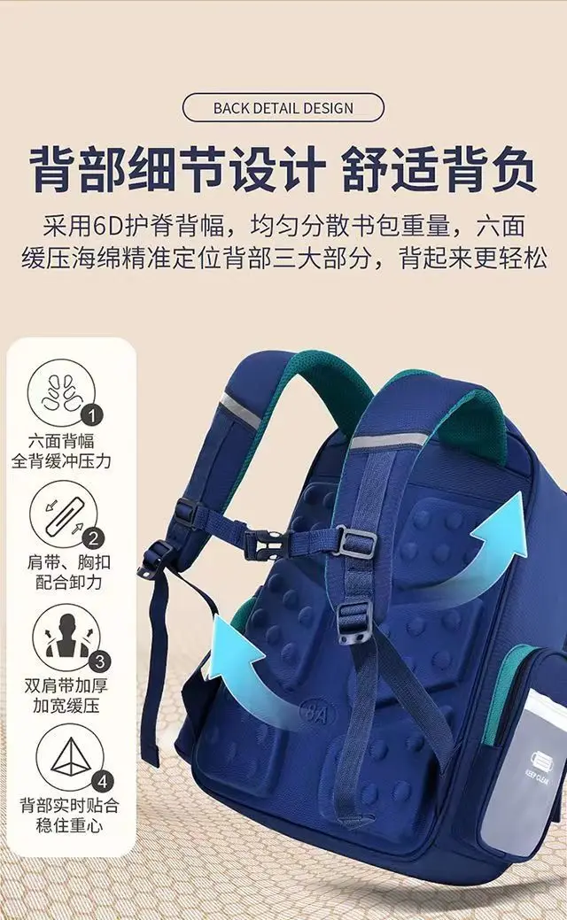 New Kawai Grade 1-6 Girls Lightweight School Bag Children Backpack Bag School Bags for Teenagers