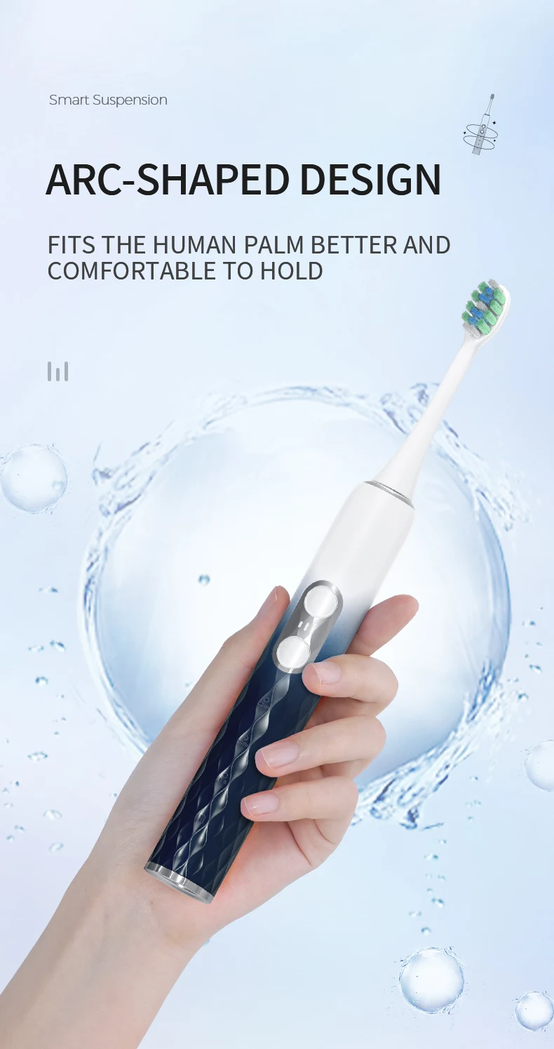 Dycrol New Design Ultra Sonic Electric Tooth Brush Wholesale 6 Cleaning