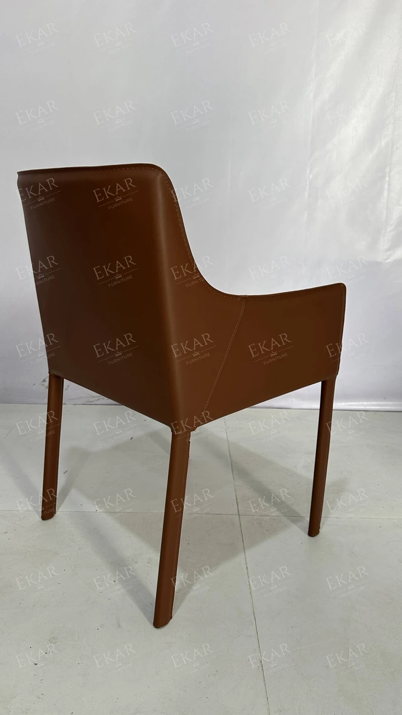 product modern dining chair with comfortable backrest and sleek design-68