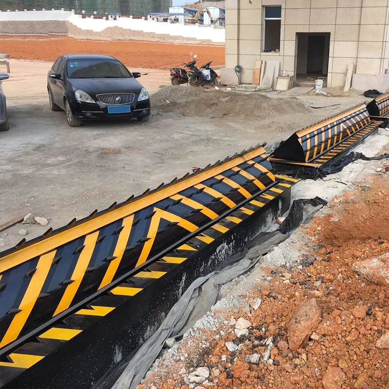 High Security Anti-Ram Automatic Electric Hydraulic Steel Road Blocker Aluminum Alloy Traffic Control Vehicle Stopper