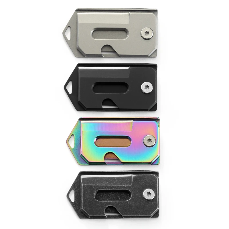 Women EDC Multi Functional Folding Self Defense Keychain Keyring Small Pocket Utility Knife