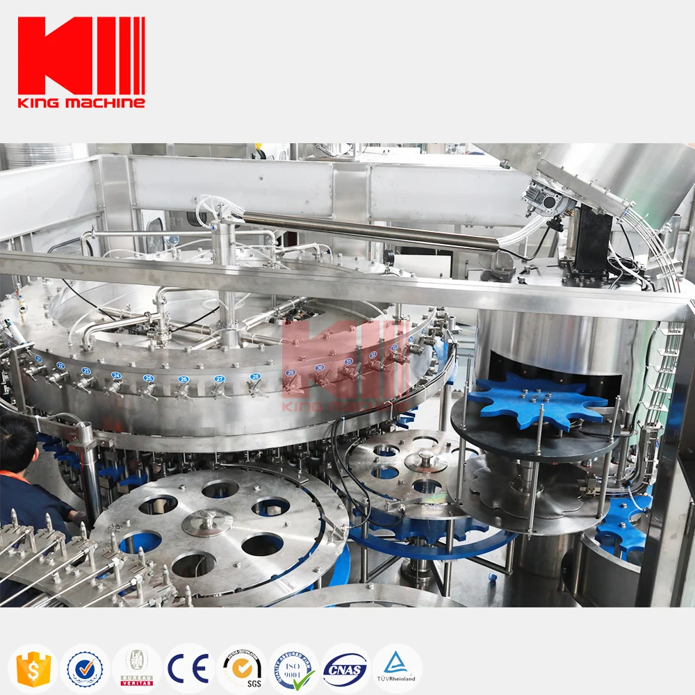 King Machine Carbonated Soft Drink Making Energy Drink Filling Line