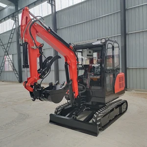 Factory Sale Micro Excavator 2.5 Ton 1.7 Ton 3 Ton Hydraulic diesel Agricultural Mini Digger Crawler 1.5 Ton Excavator