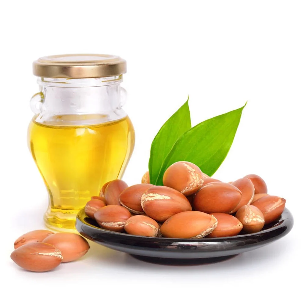 100% Organic Cold Pressed Moroccan Argan Oil for Hair Body Cream Face Lotion Massage Skin Care Hair Protect Bulk Essential Oil