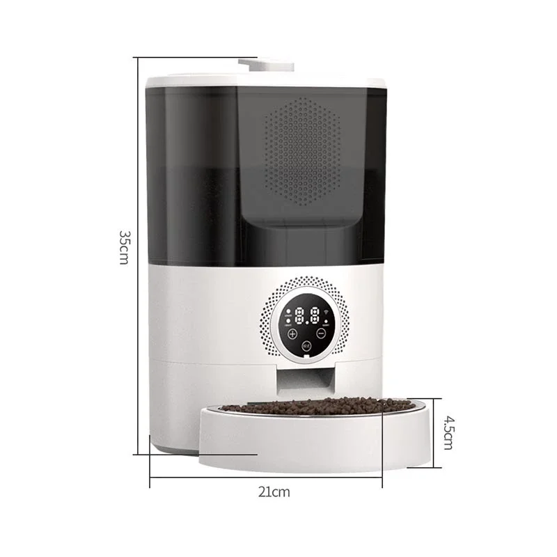 Hot Selling Pet Smart Feeder Timing Quantitative Remote Automatic 5L Large Capacity Cat and Dog Feeder Pet Products manufacture