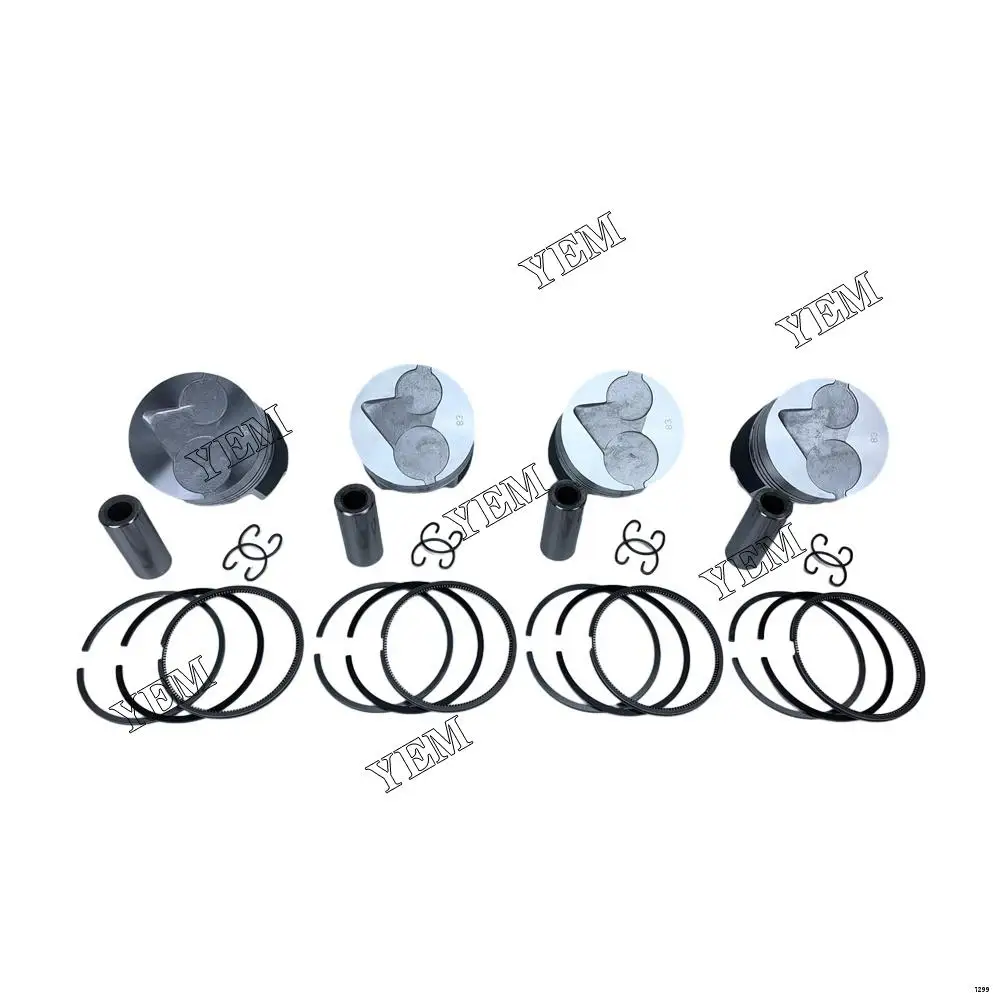 V2003 Pistons With Cylinder Piston Rings for Kubota