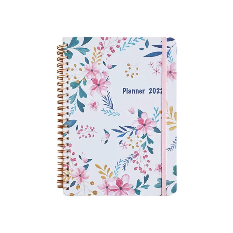 High Quality Custom Spiral Notebooks for Students A4 A5 B5 Custom Planner Agenda 2025 logo Printing Notebooks Customizable