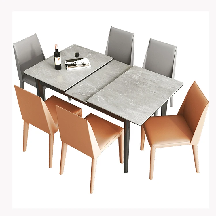 6 seater square dining table