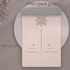 183x61x1.2cm-Rose + Gris foncé avec motif
