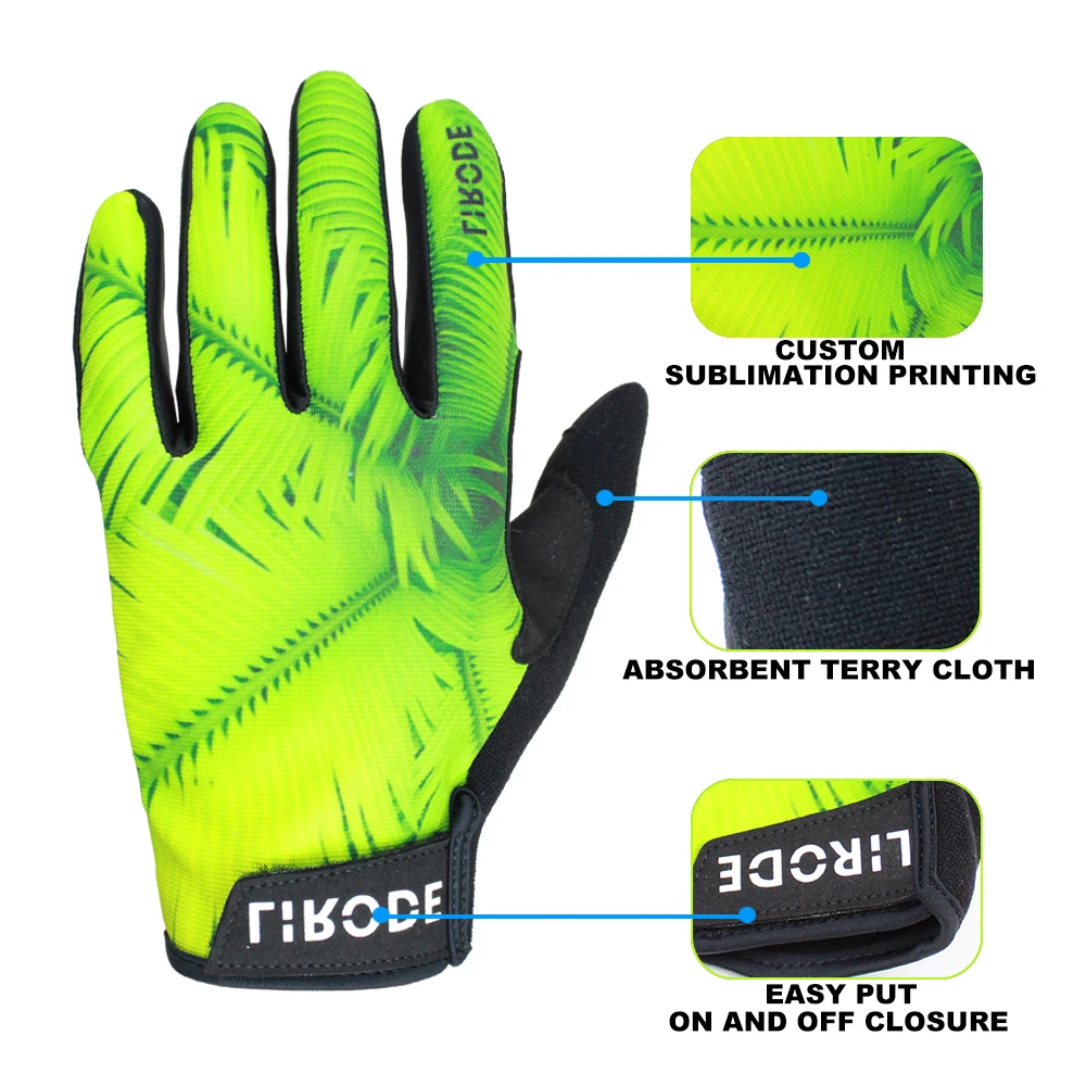 Gloves Genuine Leather Motocross Highway Auto Motorcycle Racing Sports Black