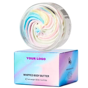 Plumping Rainbow Body Butter Fragrance-Free Watermelon Collagen Hyaluronic Acid & Refreshing Non-Greasy Fast-Absorbing Hydration