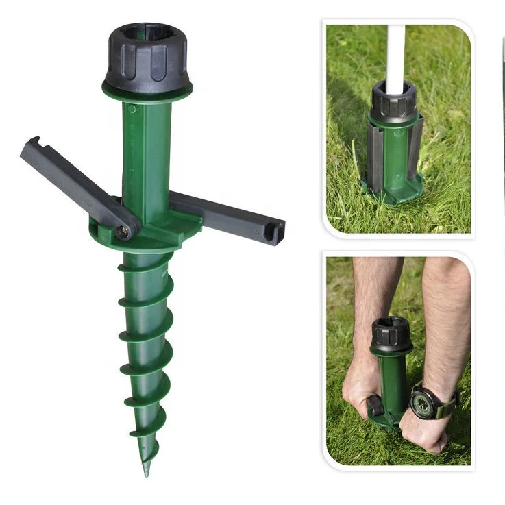 Umbrella Anchor Spiral Stakegarden Plastic Beach Umbrella Sand Anchor