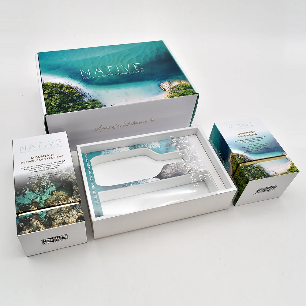 ISO9001 Custom Logo Luxury Cardboard Perfume Display Box Flower-Design Packaging for Cosmetics Paperboard Material Vanishing details