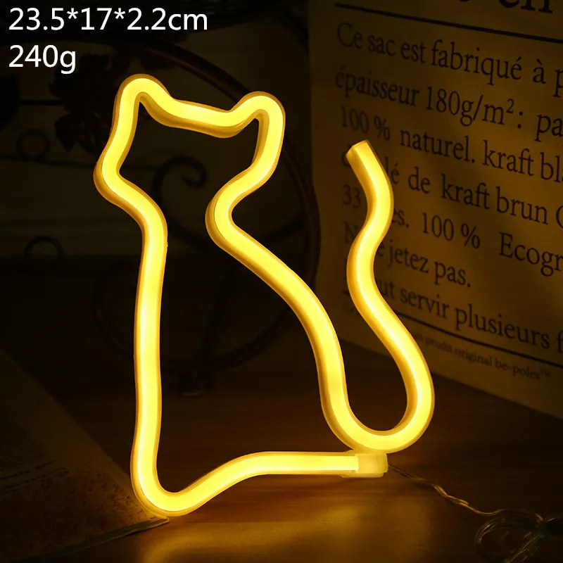 SHENPU Heart Shaped Love Neon Sign LED Neon Lights Neon Sign Heart