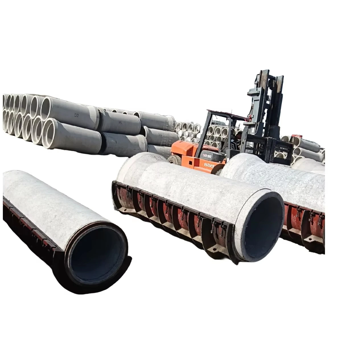 High Quality Precast Concrete Culvert Drain Pipe Machine Efficient Cement Pipe Making Equipment