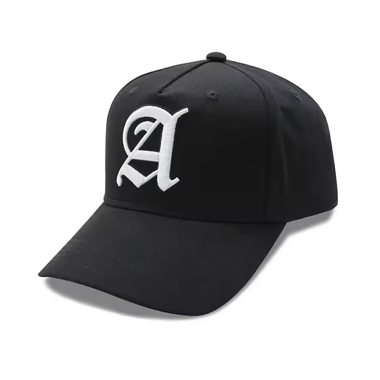 Custom Mens 5 Five Panel Curved Brim Bill Manufacturer a Frame A-frame Snapback Baseball Dad Gorras Caps Hats for Men With logo