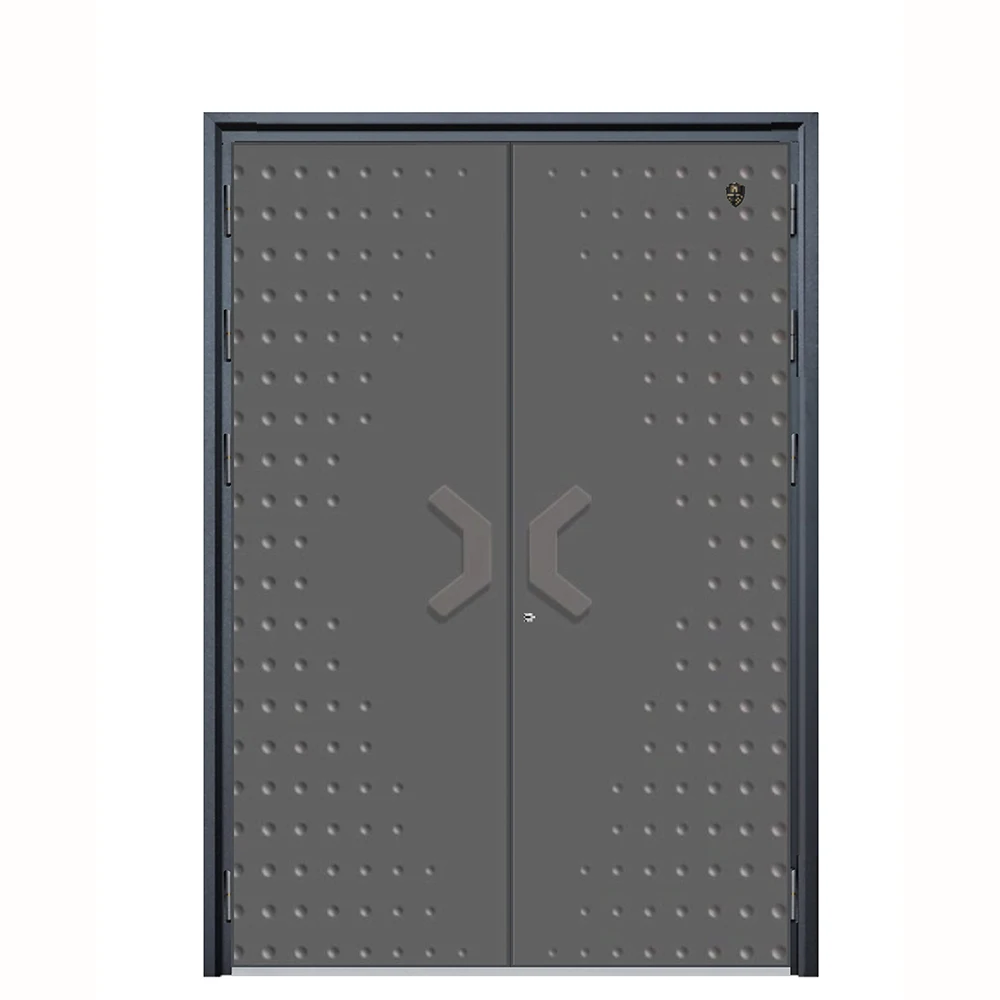 Foshan Factory 3 Feet Custom Security Doors Steel Security Modern Design Aluminium  Door Security Doors House