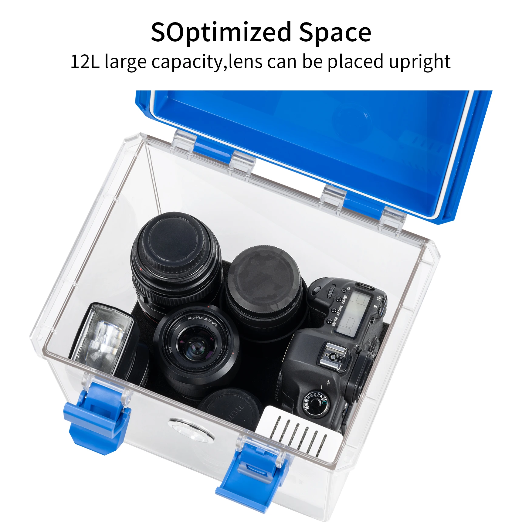 Selens Moisture Proof Box Series SMM12-MP12L-W SMD12-MD SMM12-MPL-B Mini Dehumidifier Liner Dry Cabinet Box for Camera Lens