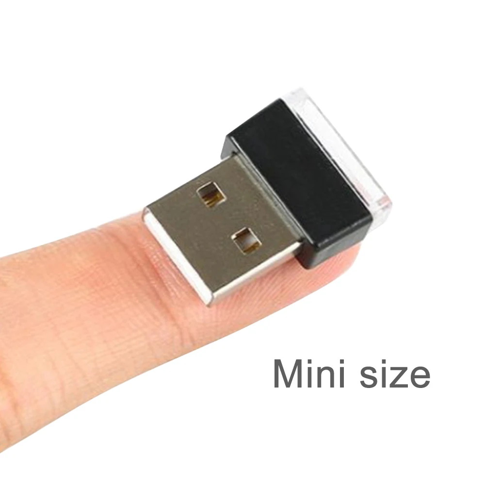Mini LED Car Light Auto Interior USB Atmosphere Light Plug and Play Decor Lamp Emergency Lighting PC Auto Products Car Accessory