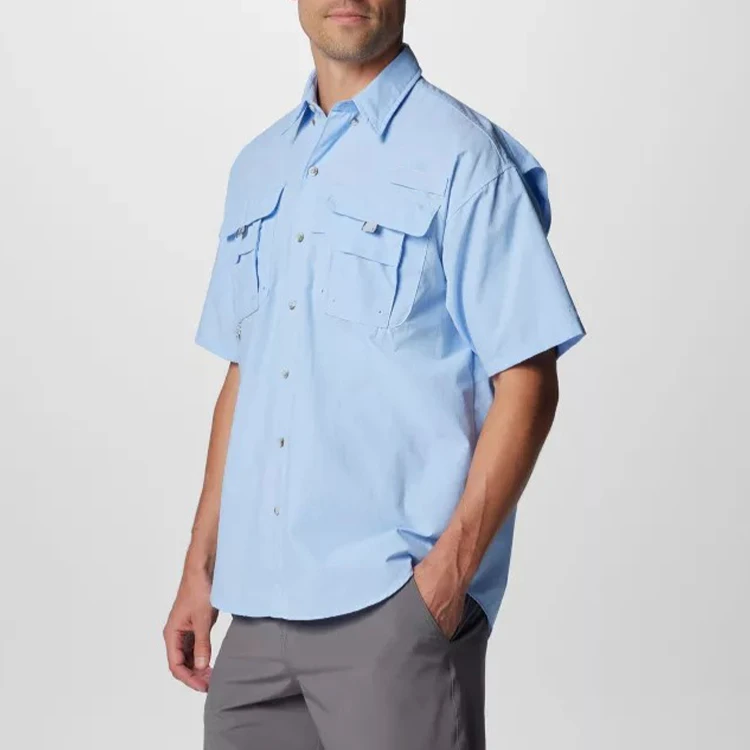 2024 New Fashion Stretch Customized Performance Fishing Columbia Shirts With Logo