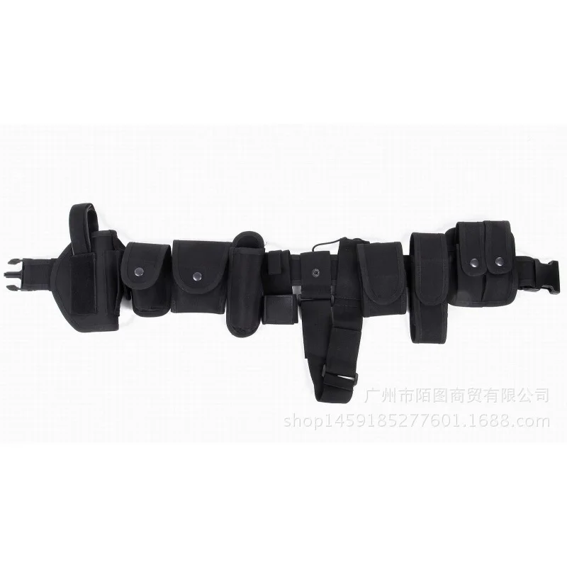 Adjustable Training Multi Functional Outdoor Sports Multiple Pockets Security Inspection Belt Security Duty Belt