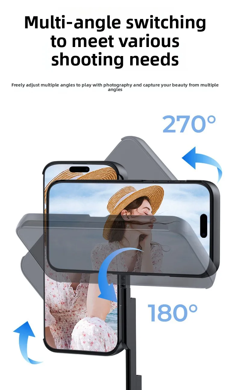 Applicable to iphone 15 Pro Max Phone case Selfie Stick Bluetooth Three-in-one Portable Selfie Stick Mobile Phone Selfie Stick