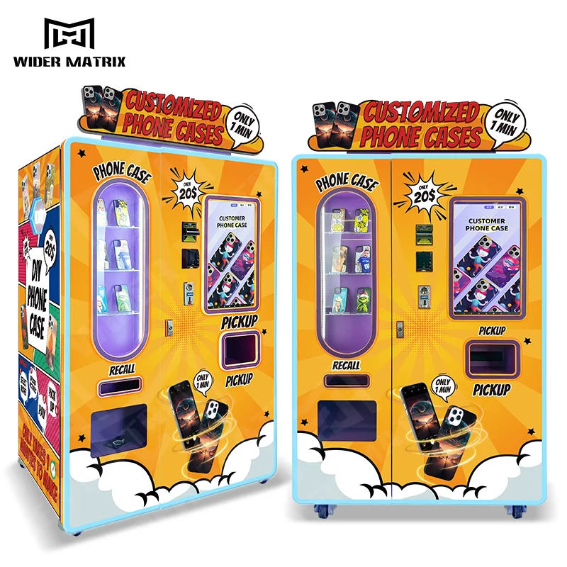 Innovative Vending Machine 2024 Smart Phone Case Printer Vending Machine Phone Case Printing Machine