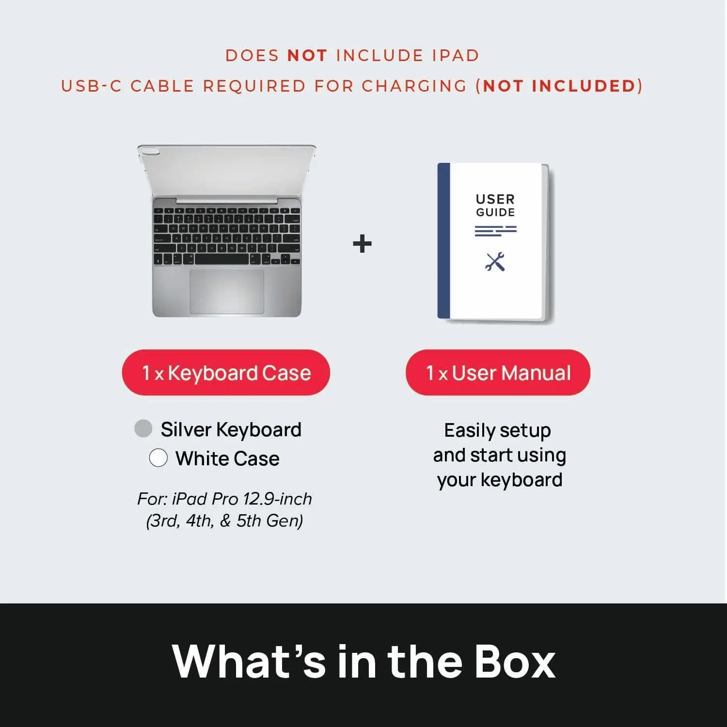 product wireless keyboard case with multi touch track pad for ipad pro 11  ipad air 11 with magnetic snapfit case space gray laudtec-6