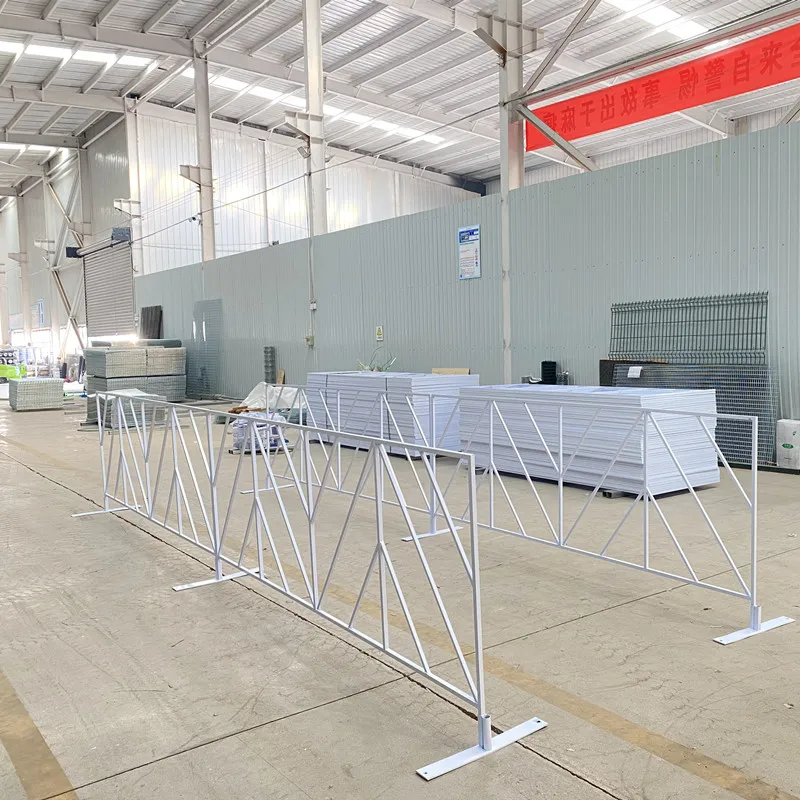 Outdoor metal fences Road Crowd Control Barrier Events Barricades Metal Portable Barricades