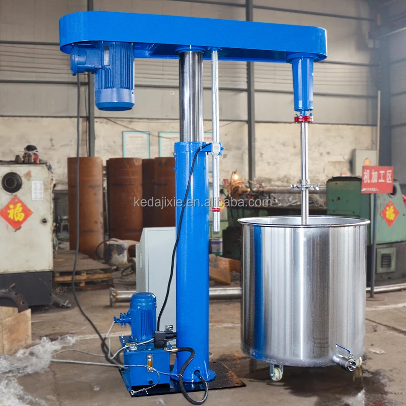 5.5kW High Speed Dispersion Mixer 380V Industrial Paint Shaker Machine