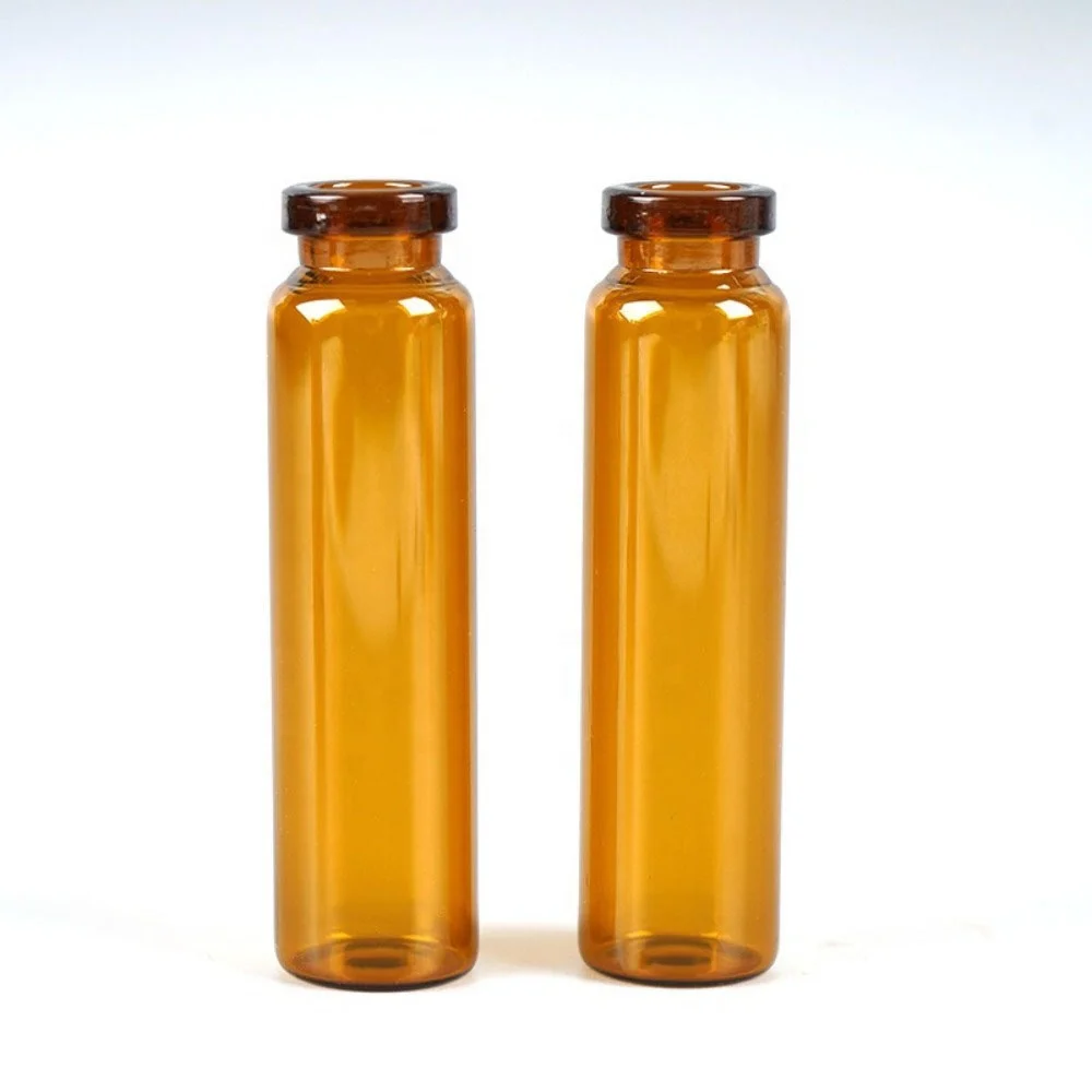 15ml transparent moulded glass bottle container for antibiotics 15ml transparent injection glass vial