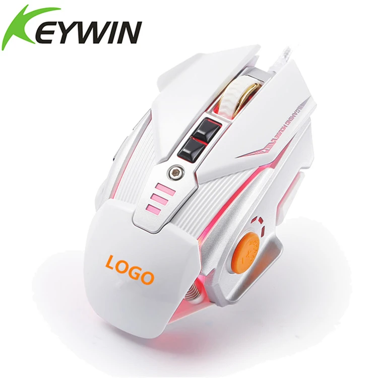 OEM Factory 8D LED RGB Wired Gaming Mouse Adjustable DPI Custom USB Mouse for PC Laptop Optical Tracking