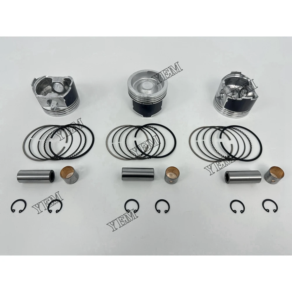 For Kubota WG972 Piston Kit EG561-21110 Replaces High Performance Engine Parts