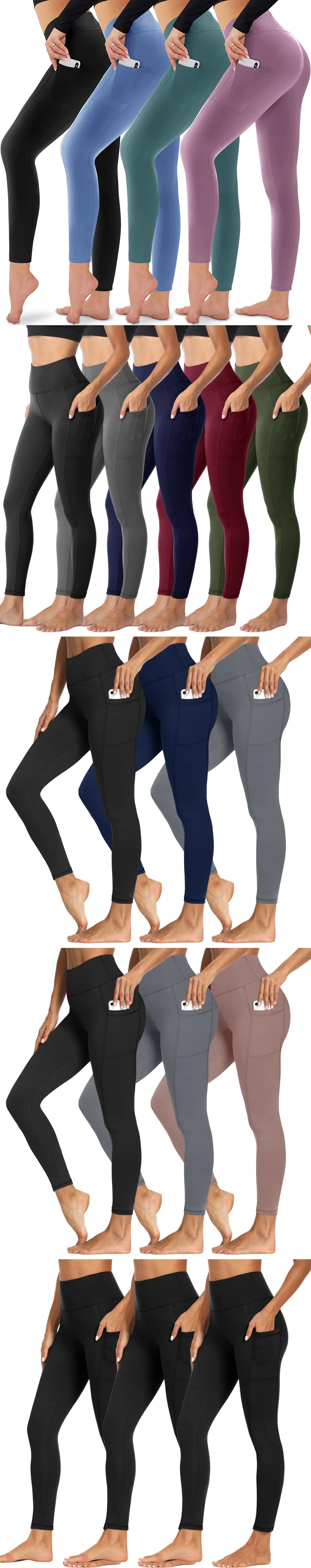 product wholesale gym wear high waist gym sports workout leggings running fitness womens yoga pant leggings with pockets-56