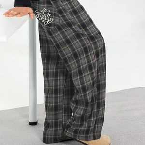 OEM & ODM Spring New Men's Retro Plaid Casual Pants American Style